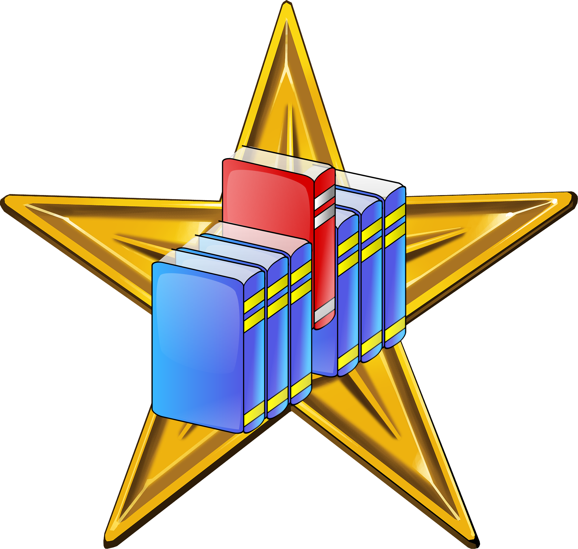 Librarian Barnstar Hires - Royalty (2000x1900), Png Download