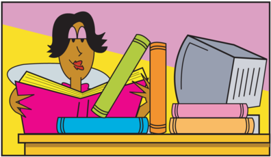 Librarians - School Library Clipart (400x400), Png Download