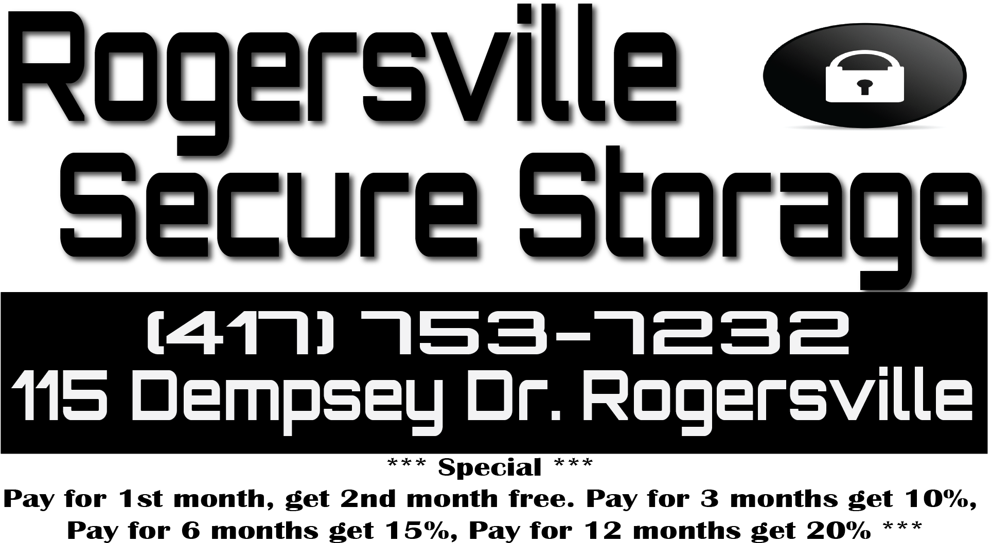 Download Rogersville Secure Storage Full Size PNG Image PNGkit