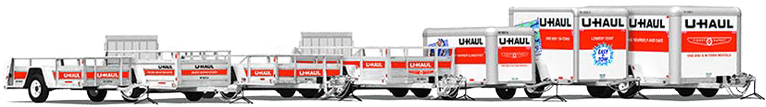 To View The U-haul Trailers We Rent Here At Shotgun - Uhaul 6 X 12 Utility (800x164), Png Download