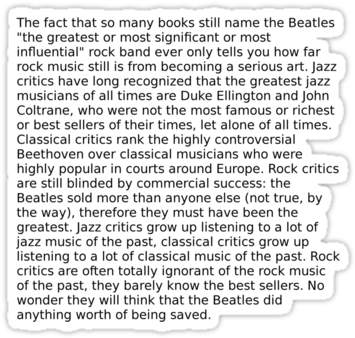 The Fact That So Many Books Still Name The Beatles - Piero Scaruffi Beatles Meme (375x360), Png Download