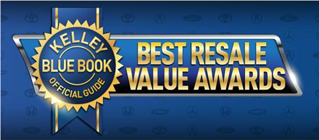 Kelley Blue Book Best Resale Value Awards - Kelley Blue Book (638x480), Png Download