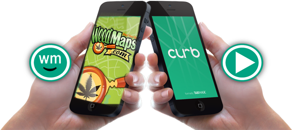 Weedmaps Partners With Popular Cab-hailing App - Weedmaps (600x300), Png Download