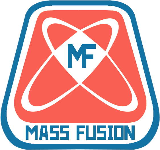 Mass Fusion Logo - Mass Fusion Fallout Logo (653x581), Png Download