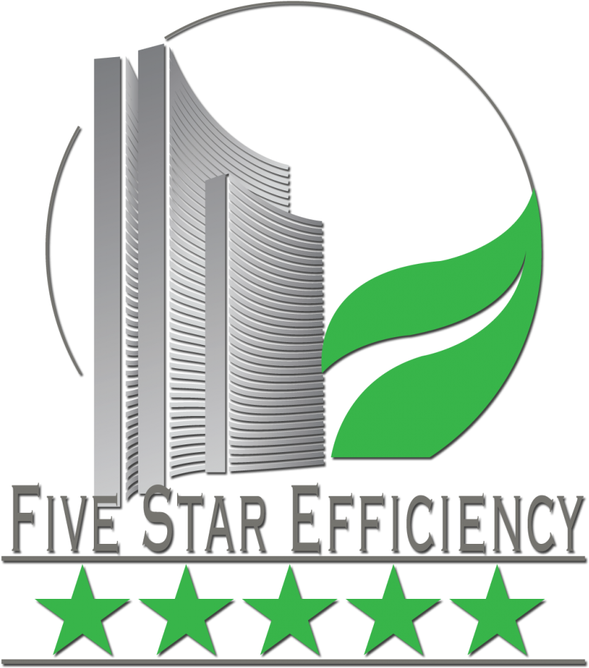 Five Star Efficiency Logo - Efficiency (945x1024), Png Download