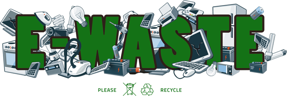 E-waste Banned From Landfill - E Waste (1152x432), Png Download