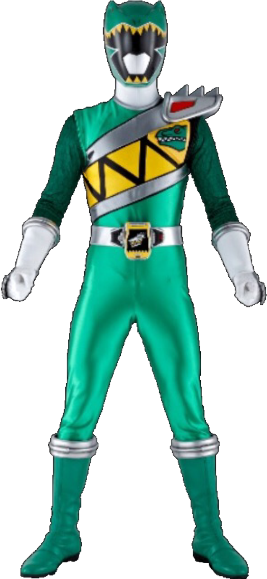 Dino Charge Green Ranger - Power Ranger Dino Charge Green (551x1135), Png Download