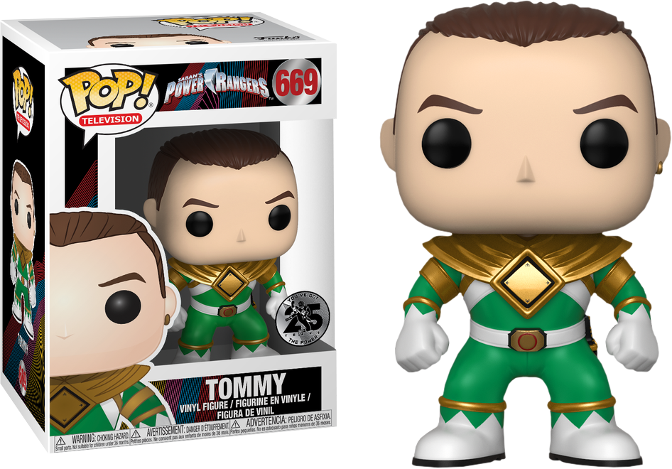 Power Rangers Green Ranger - Tommy Power Rangers Funko Pop (946x660), Png Download