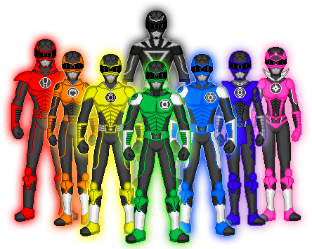 Image Lantern Ranger Shot By Asabru88 Png Green - Power Rangers Green Lantern (444x361), Png Download
