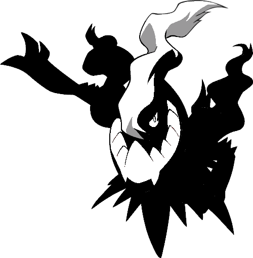 Babadook Pokemon - Pokemon Darkrai (500x510), Png Download
