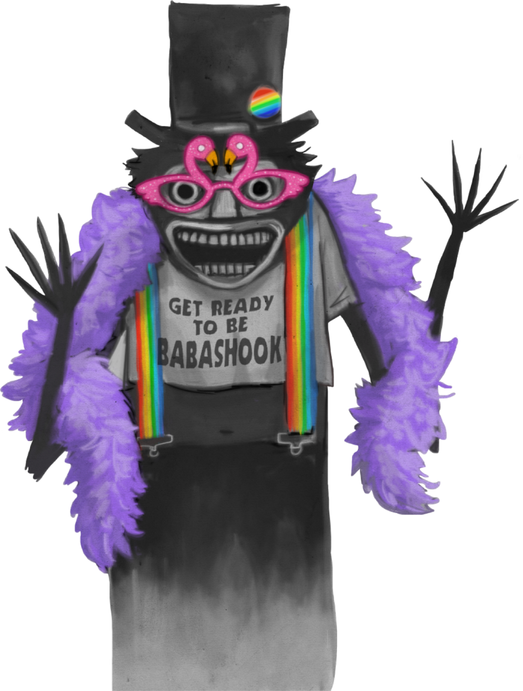 Report Abuse - Get Ready To Be Babashook (1024x1352), Png Download