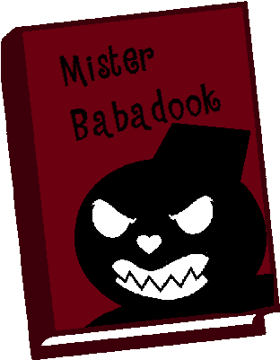 Mister Babadook - Noiva Preto E Branco (380x444), Png Download