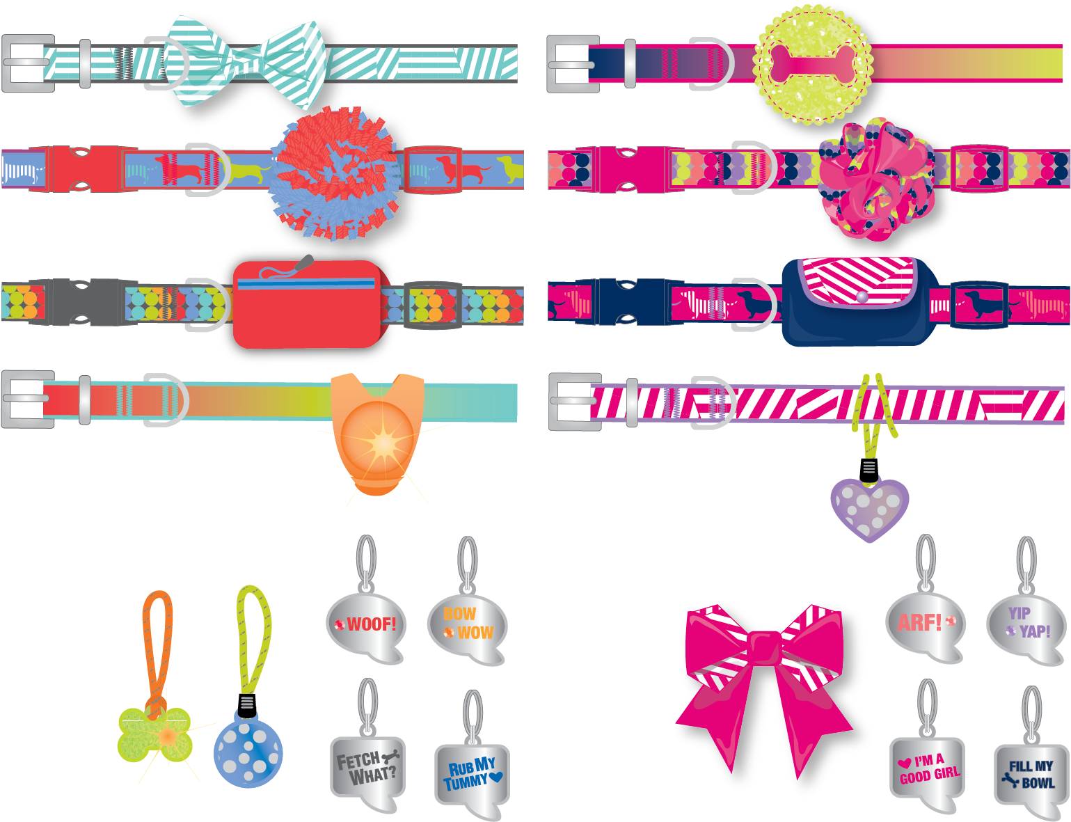 I Designed These Everyday Fashion Collars And Accessories - Graphic Design (1668x1276), Png Download