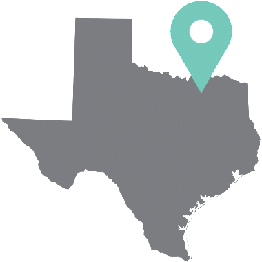 Mckinney Landfill - Texas Silhouette (520x435), Png Download