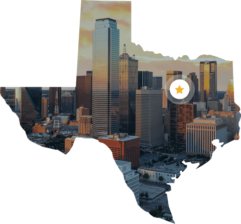 Electricity In Dallas - Downtown Dallas (480x446), Png Download