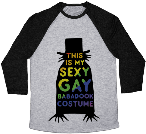 This Is My Sexy Gay Babadook Baseball Tee - Babadook Starring Essie Davis (dvd) (484x484), Png Download