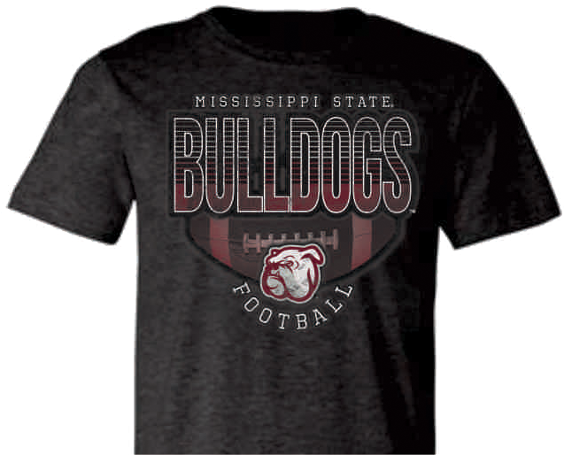 Mississippi State Football Web Art - Land Tee (652x553), Png Download
