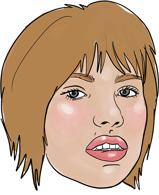 Carly - Cartoon (700x700), Png Download