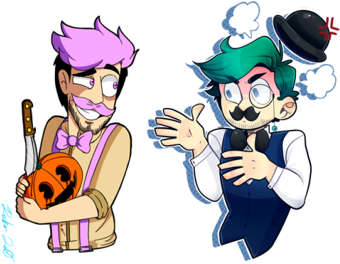 Finally Got Done With This Match The Artist Collab - Jameson Jackson And Wilford Warfstache (500x423), Png Download