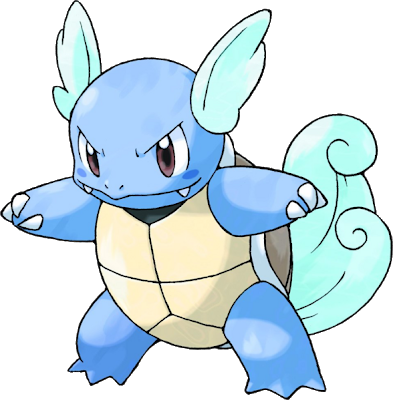 Fasa Squirtle Squad Rankings - Pokemon Wartortle (393x400), Png Download