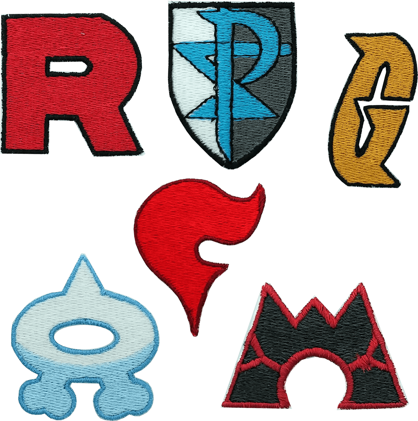 Pokemon Villain Patches - Etsy (1500x1500), Png Download