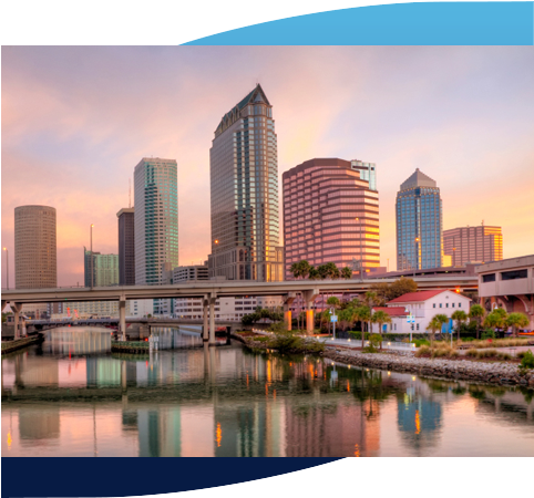 Tampa Bay Area - Downtown Tampa (507x476), Png Download