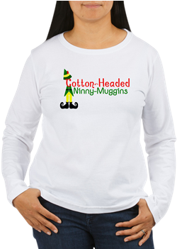 Cotton Headed Ninny Muggins- Elf Movie Quotes From - Bride T Shirt Funny (350x350), Png Download