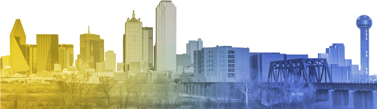 Dallas Ncs - Skyline (1200x560), Png Download