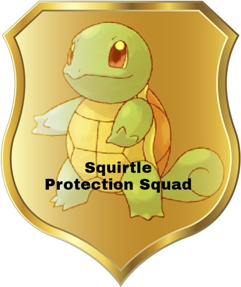 Pokemon Squirtle Protection Squad Certifiedsquadprotection - Portable Network Graphics (503x600), Png Download