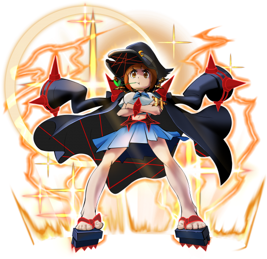 Kill La Kill Crossover Ss 1 The Action Begins - Grand Summoners Kill La Kill Global (560x560), Png Download