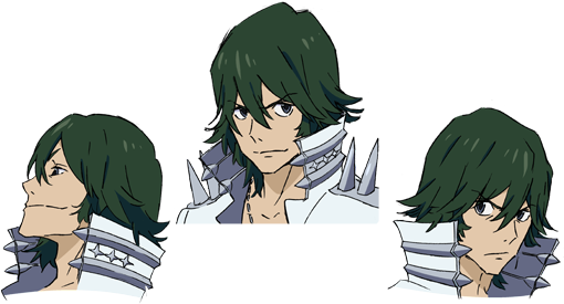 Face - Kill La Kill Characters Uzu (530x280), Png Download