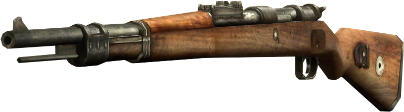 Kar98k Model Cod2 - Firearm (809x241), Png Download