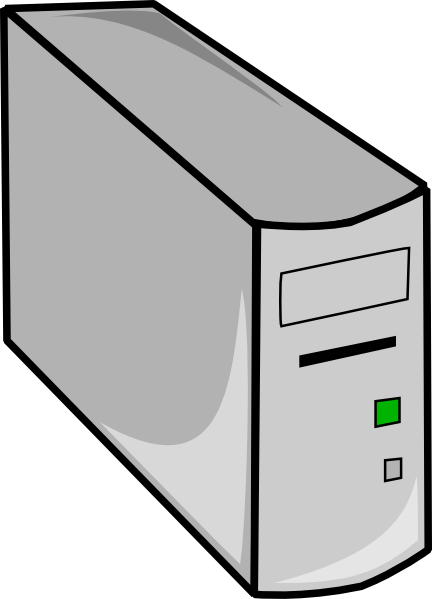 Computer Tower Clip Art (432x599), Png Download