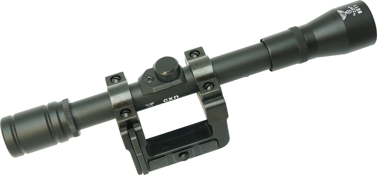 モーゼル Zf41スコープ&マウントセット - Zf41 (1200x557), Png Download
