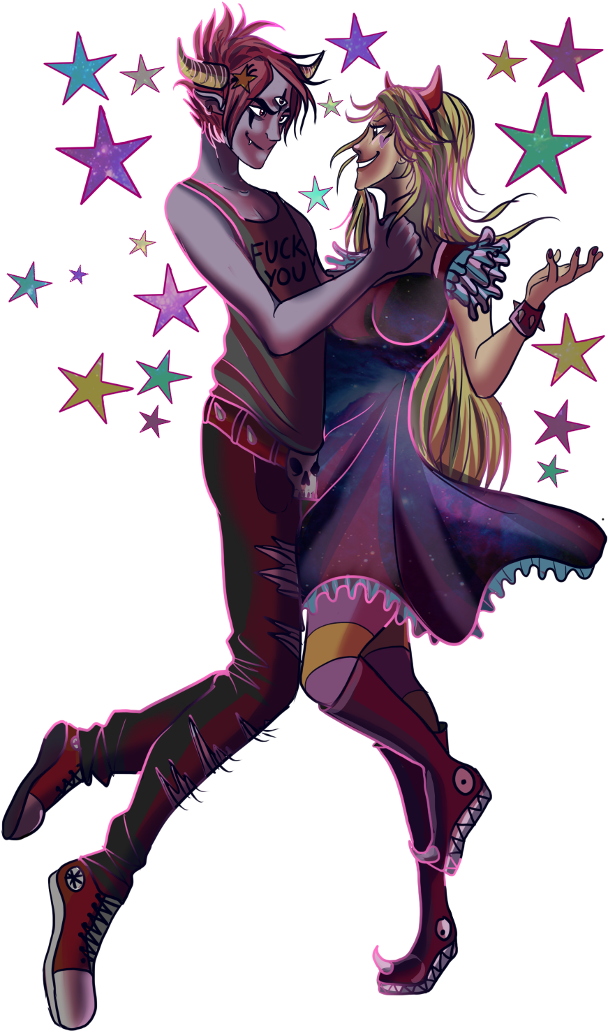 Star Vs The Forces Of Evil Tom Fan Art - Star Vs The Forces Of Evil Fan Art Tom And Star (1000x1500), Png Download