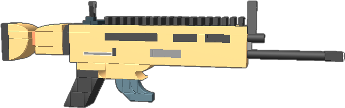Also Known As The “scar” - Assault Rifle (768x768), Png Download