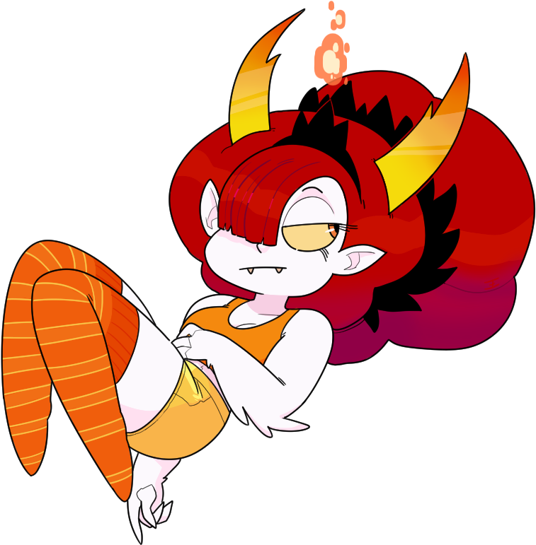 Cartoon Mammal Fictional Character Vertebrate Orange - Star Vs The Forces Of Evil Art Hekapoo (848x790), Png Download