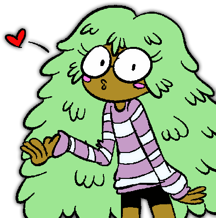 Green Clip Art Leaf Cartoon Organism Tree Fictional - Star Vs The Forces Of Evil Girl Characters (500x500), Png Download