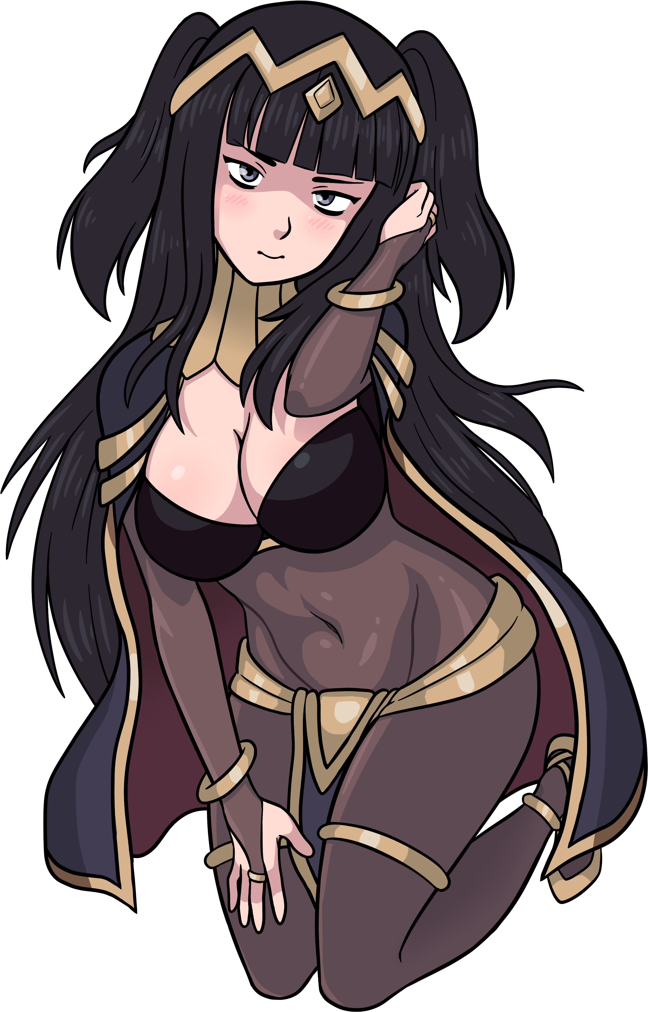 >tfw No Dark Mage Waifu Who Dresses Like Tharja - Cartoon (3600x4500), Png Download