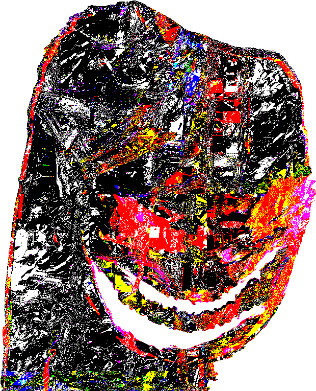 Jackson Pollock Wojak - Digital Art (726x805), Png Download