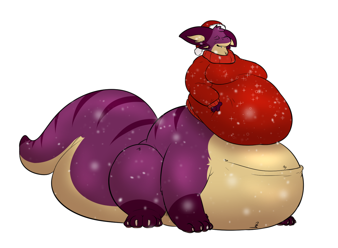 I Ate The Other Advent Days - Cartoon (1396x1024), Png Download