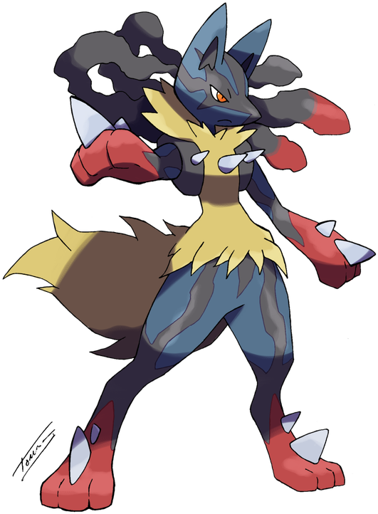 Download Laurence On Twitter Pokemon Mega Lucario Full Size Png Image Pngkit