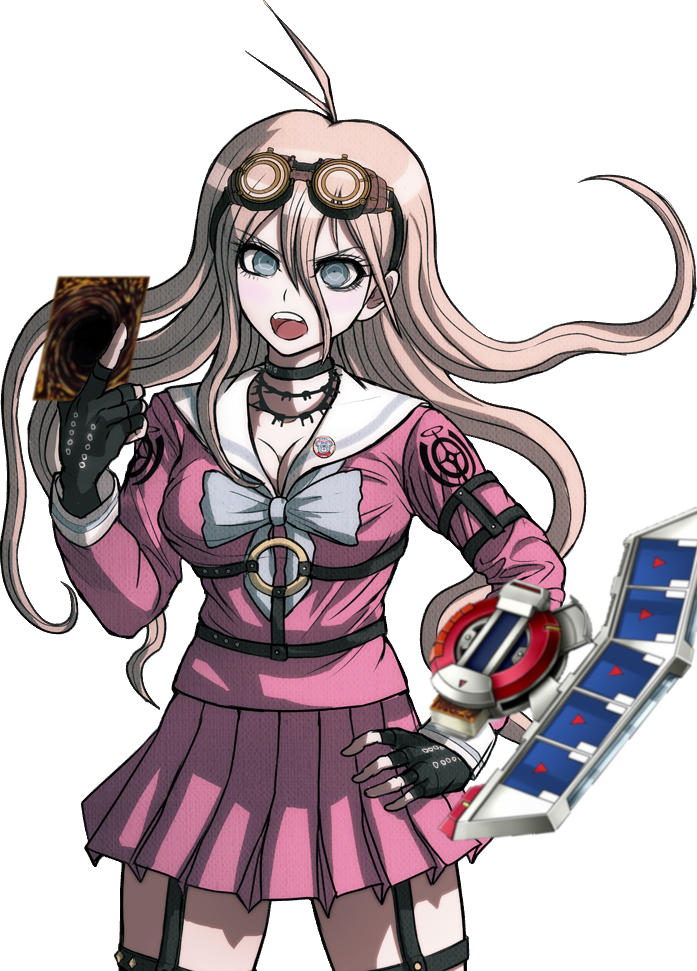 Miu Wants To D D D Duel - Miu Iruma Unused Sprite (697x971), Png Download