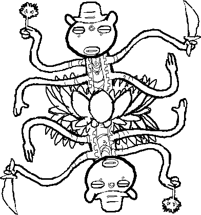 Godhead Ding Dong Fondly Regards Your Creation - Oney Plays Dingdong Concept (392x421), Png Download