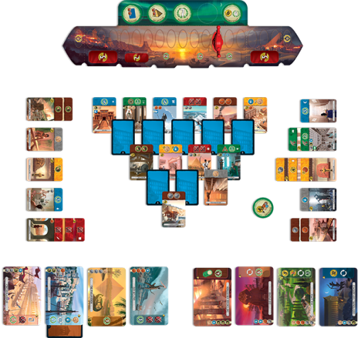 7wondersduel Contenuto - Seven Wonders Duel Game (525x491), Png Download