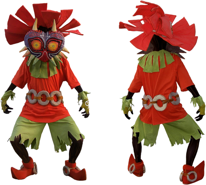 A Better View Of My Skull Kid Cosplay - Majora's Mask Skull Kid Cosplay (991x806), Png Download