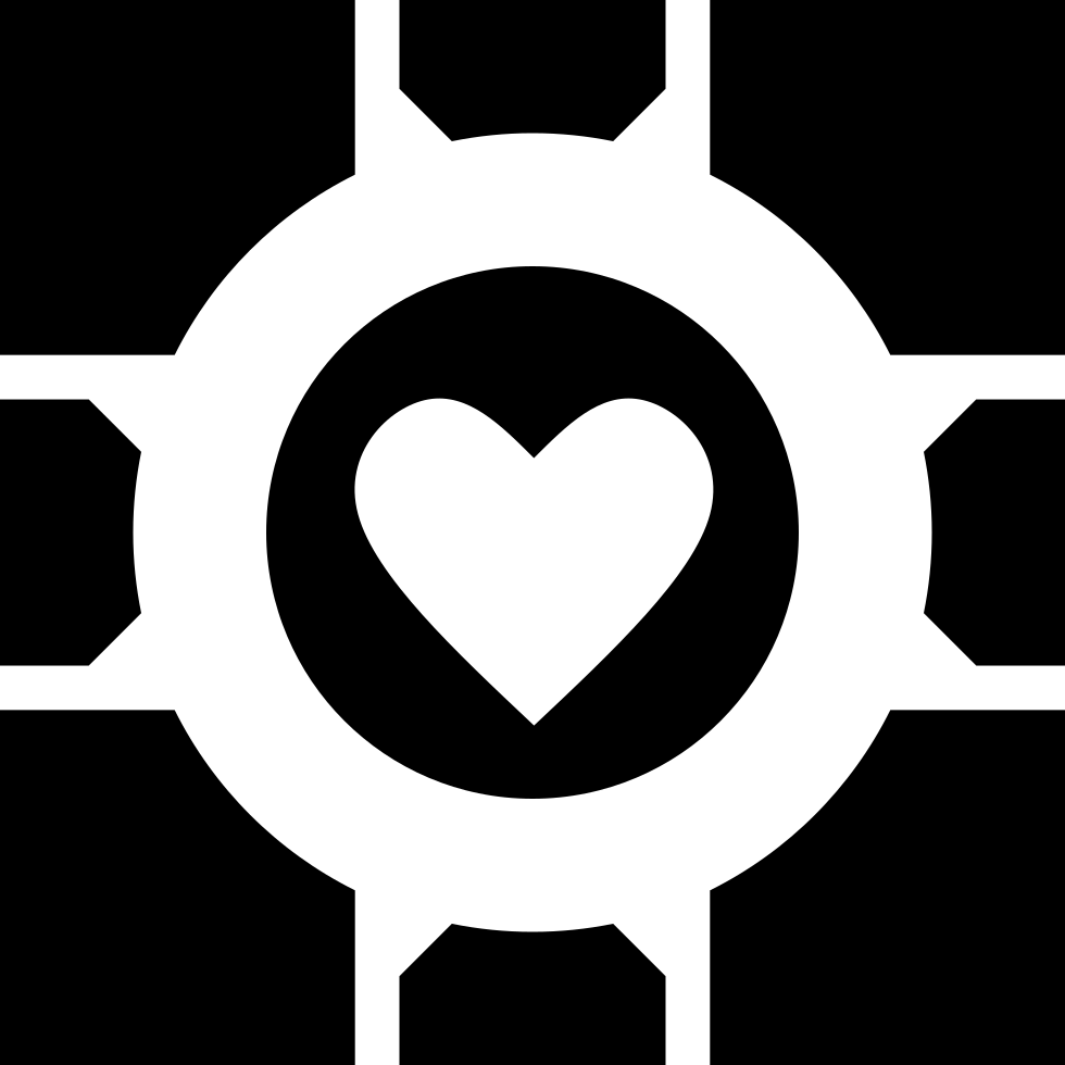 Companioncube - - Video Game (980x980), Png Download
