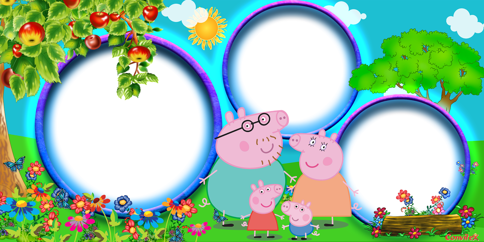 Molduras Peppa Pig - Tom And Jerry Frames (1600x800), Png Download