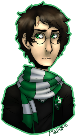 Harry Potter Art Tumblr Tumblr N6uj38q9w11r9omxmo1 - Cartoon (301x462), Png Download
