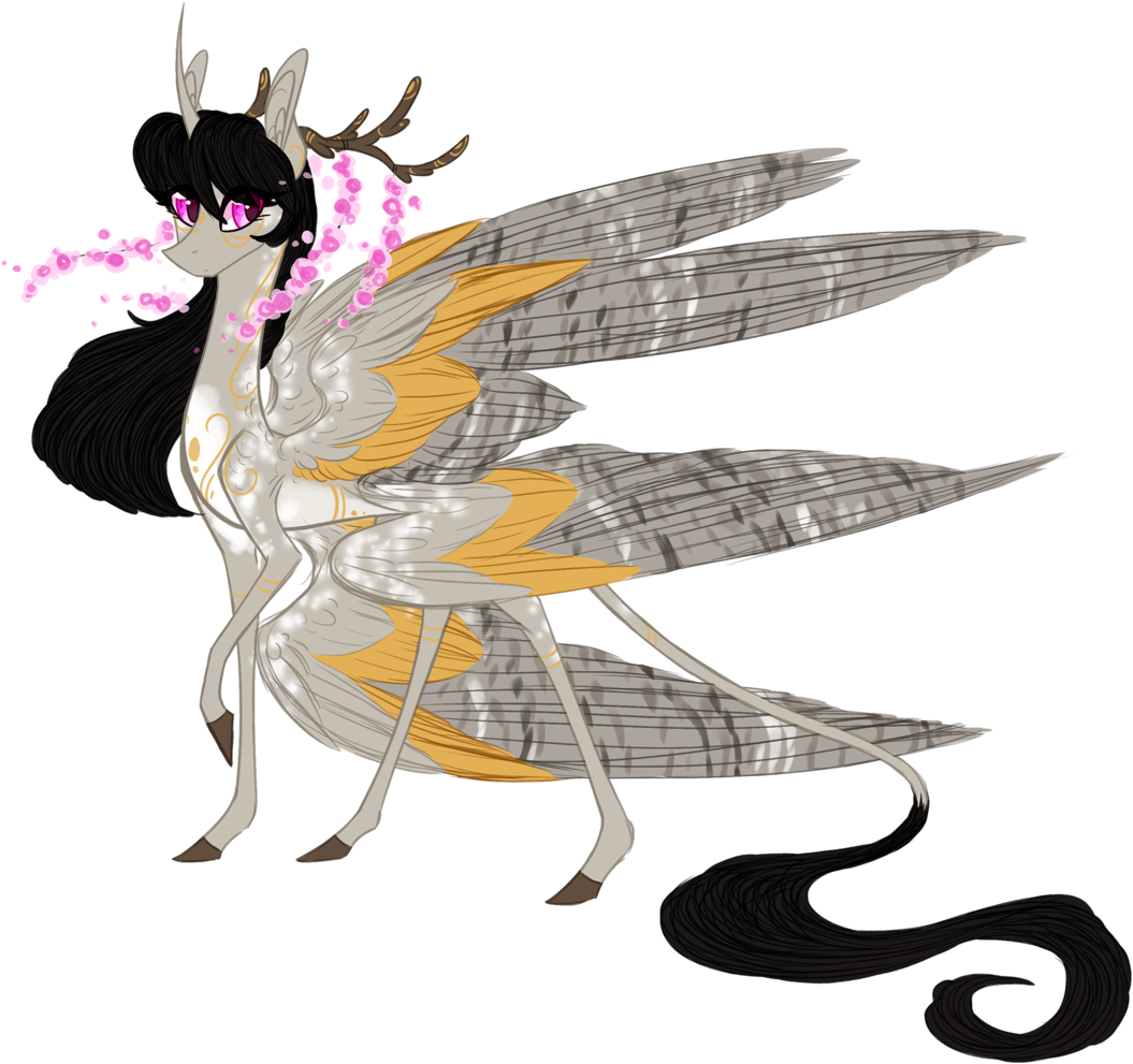 Alicorn, Alternate Universe, Angel, Antlers, Artist - Artist (1108x1024), Png Download
